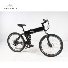 Bici eléctrica del motor 350w del eje de la bicicleta eléctrica de TOP / OEM plegable con certificado del CE